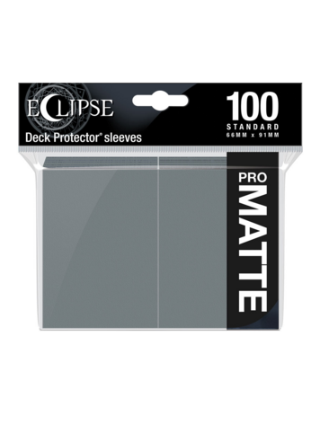 ULTRA PRO ECLIPSE SLEEVES 100 CT MATTE GREY