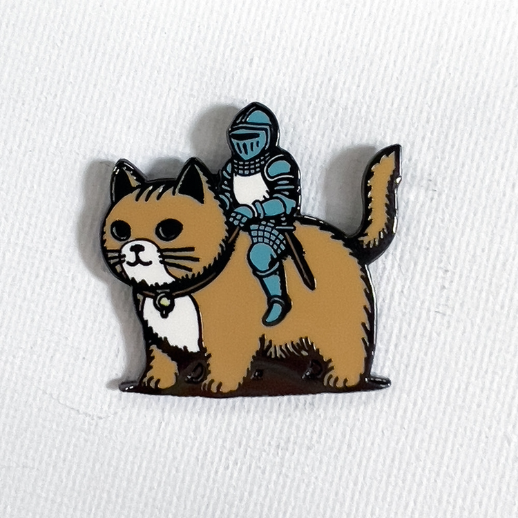 CAT KNIGHT PIN