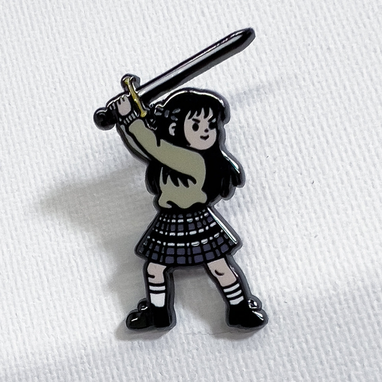 SWORD GIRL PIN