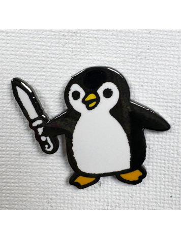 KNIFE PENGUIN PIN