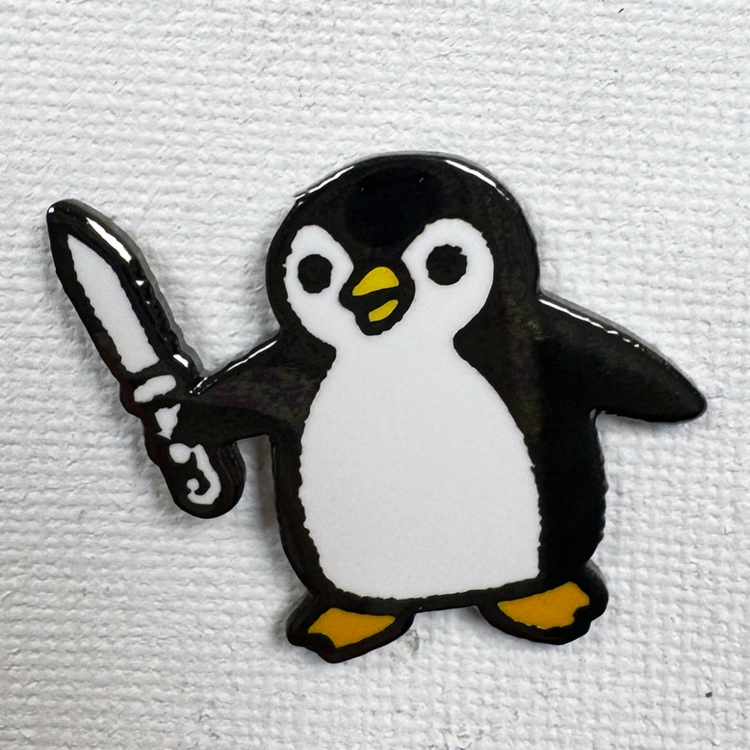KNIFE PENGUIN PIN