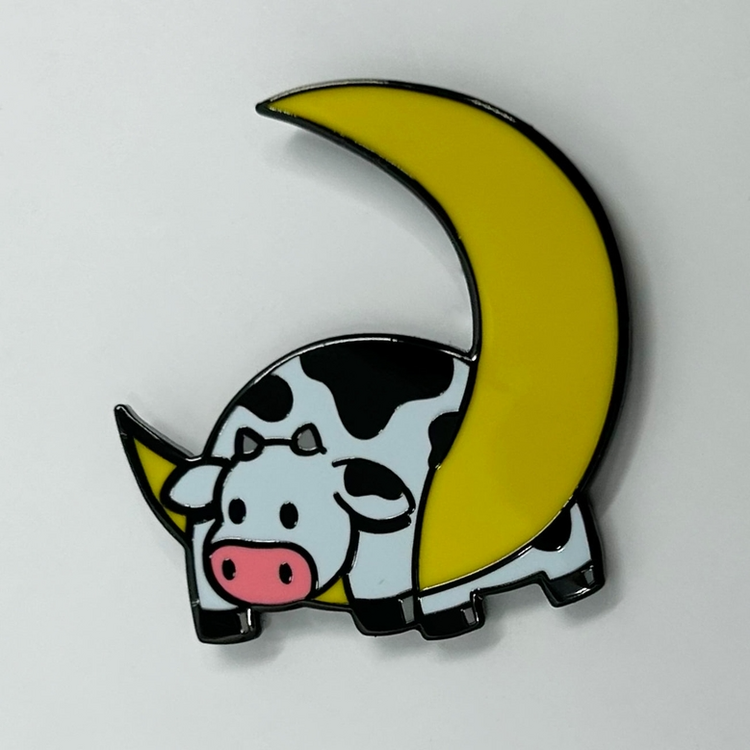 COW JUMPING OVER THE MOON PIN