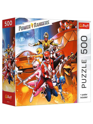 POWER RANGERS UNDEFEATED 500PC PUZZLE