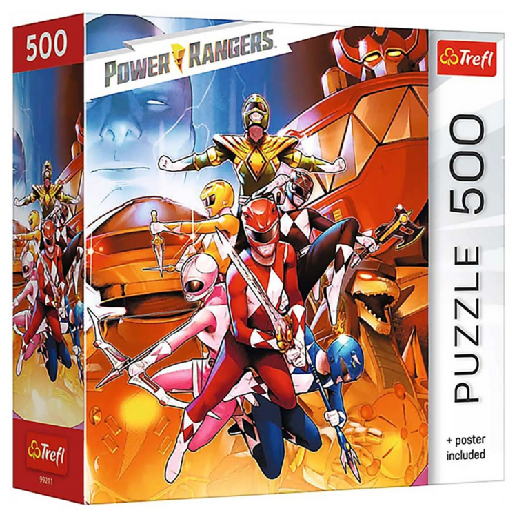 POWER RANGERS UNDEFEATED 500PC PUZZLE