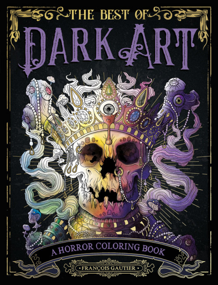 PLUME BOOKS BEST OF DARK ART A HORROR COLORING BOOK