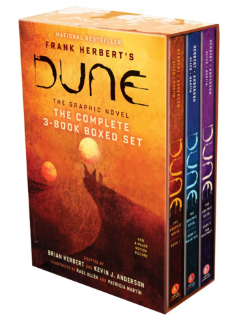 ABRAMS DUNE THE GRAPHIC NOVEL THE COMPLETE 3 BOOK BOXED SET HC DUNE MUAD'DIB AND THE PROPHET