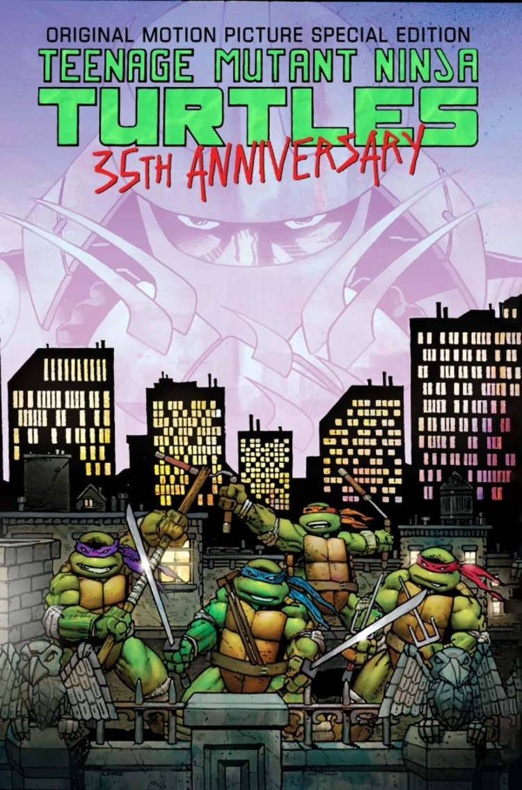 IDW PUBLISHING TEENAGE MUTANT NINJA TURTLES ORIGINAL MOTION PICTURE SPECIAL EDITION 35TH ANNIVERSARY TP