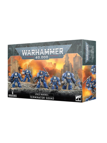 WARHAMMER 40K SPACE MARINES TERMINATOR ASSAULT SQUAD
