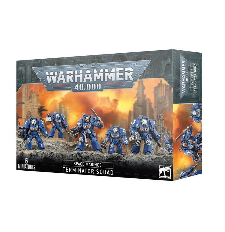 WARHAMMER 40K SPACE MARINES TERMINATOR ASSAULT SQUAD