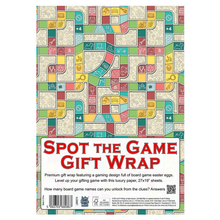 SPOT THE GAME GIFT WRAP