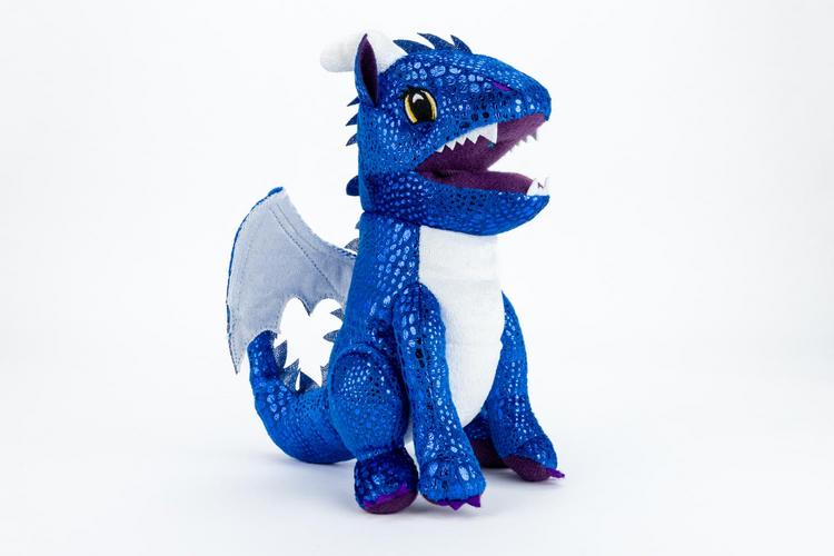 FANROLL DRAGON PLUSH DICE BAG BLUE