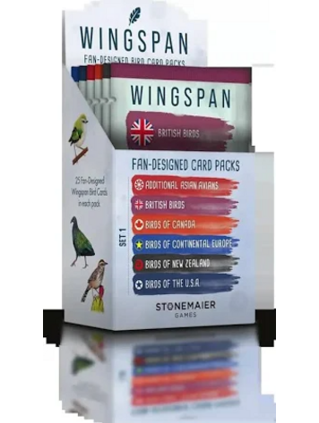 STONEMAIER GAMES WINGSPAN FAN DESIGN CARD PACKS