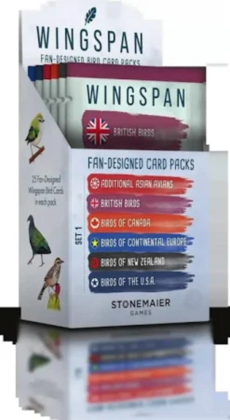 STONEMAIER GAMES WINGSPAN FAN DESIGN CARD PACKS