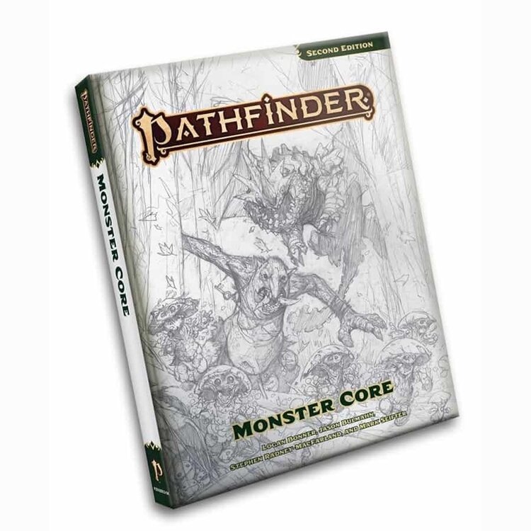 PAIZO PUBLISHING PATHFINDER 2ND EDITION MONSTER CORE 2 SKETCH COVER