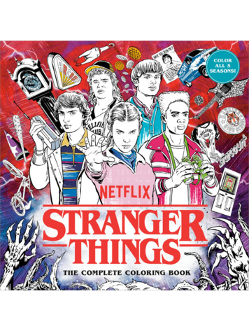 IDW PUBLISHING STRANGER THINGS THE COMPLETE COLORING BOOK