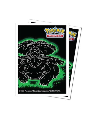 ULTRA PRO ULTRA PRO POKEMON NEON KANTO VENUSAUR 105 CT APEX DECK PROTECTOR SLEEVES