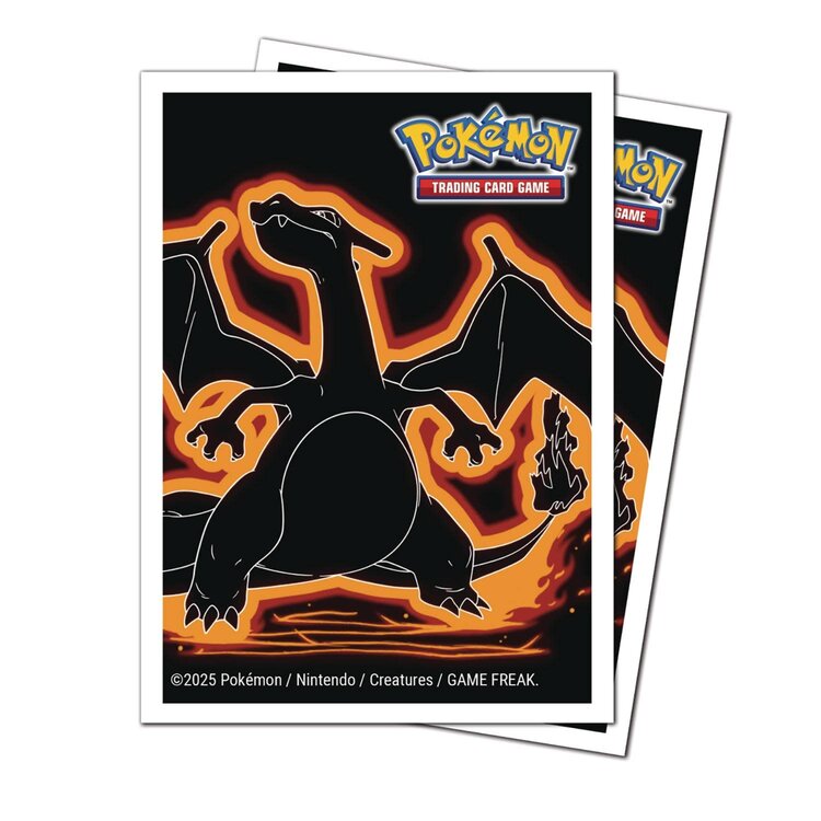 ULTRA PRO ULTRA PRO POKEMON NEON KANTO CHARIZARD 105 CT APEX DECK PROTECTOR SLEEVES