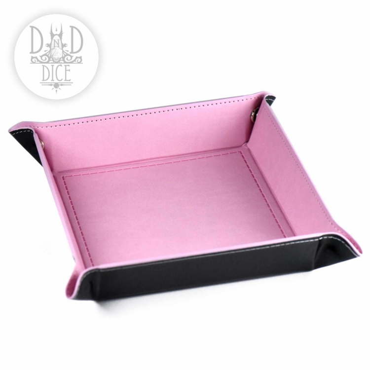 DND DICE SQUARE DICE TRAY PINK