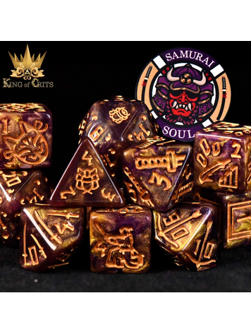DND DICE SAMURAI SOUL 11 DICE RPG SET