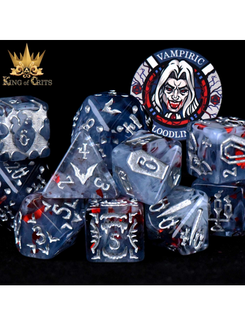 DND DICE VAMPIRIC BLOODLINE 11 DICE RPG SET