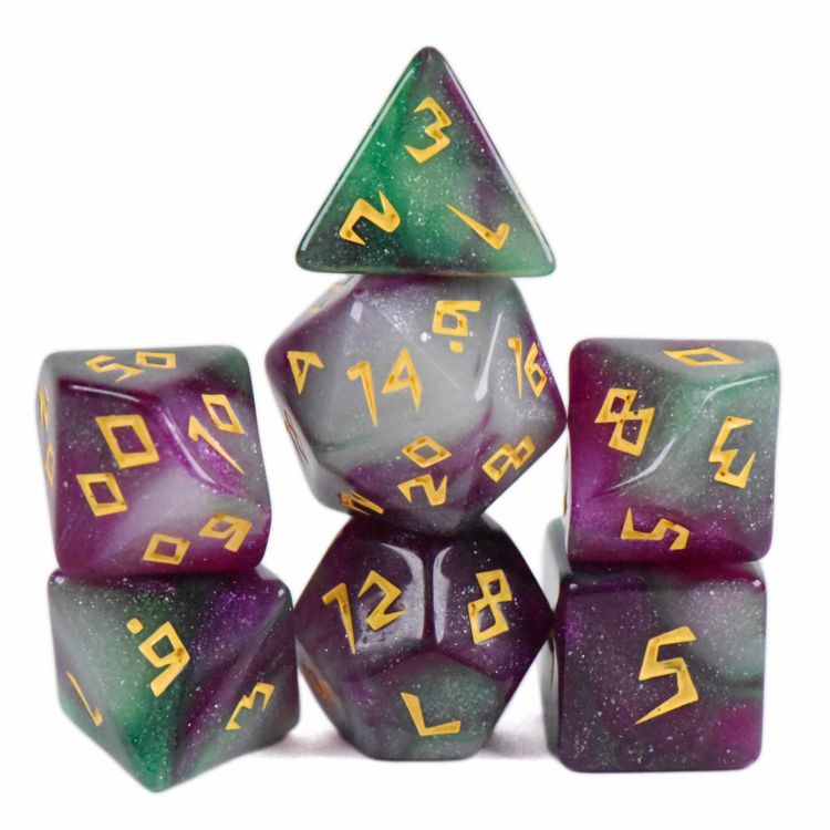DND DICE QUEST FOR LORE DICE RPG SET