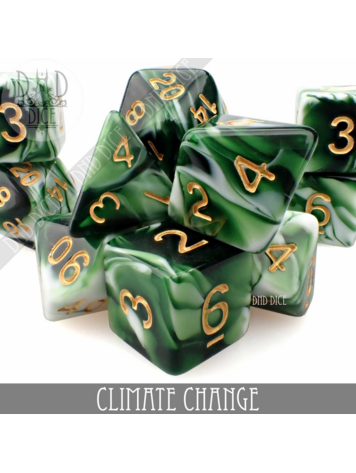 DND DICE CLIMATE CHANGE 11 DICE RPG SET