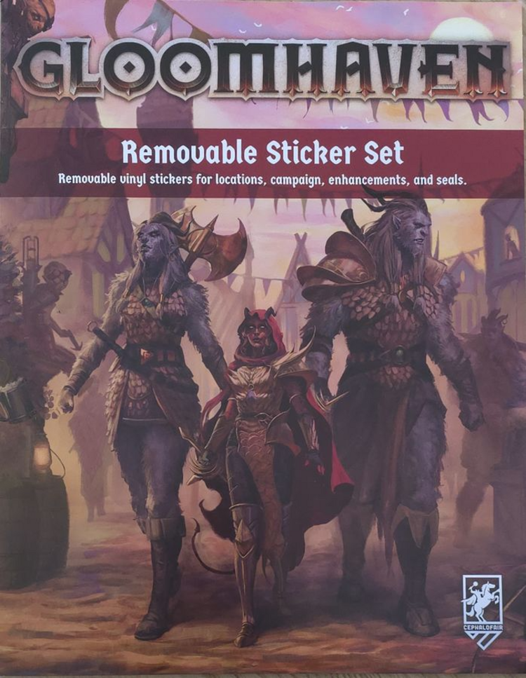 GLOOMHAVEN 2E REMOVEABLE STICKER SET