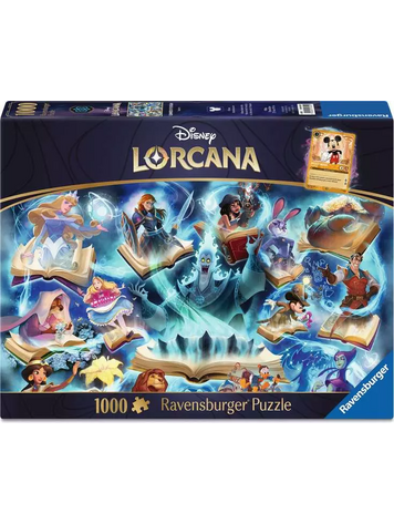 LORCANA GLIMMERS OF THE REALM SAPPHIRE PUZZLE 1000 CT