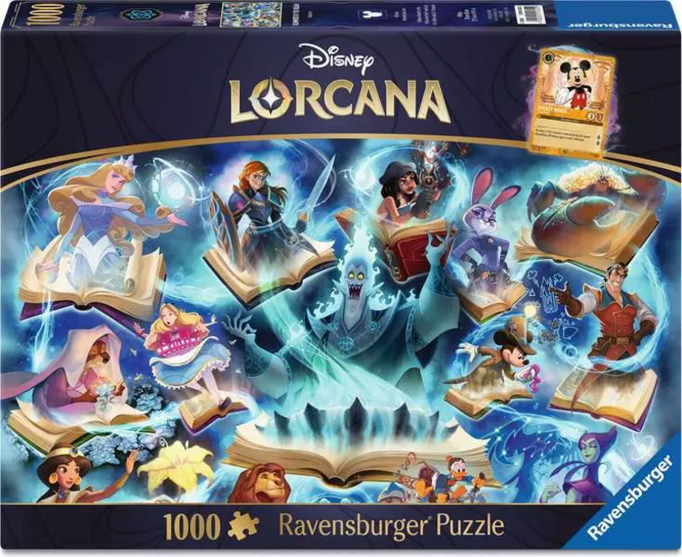 LORCANA GLIMMERS OF THE REALM SAPPHIRE PUZZLE 1000 CT