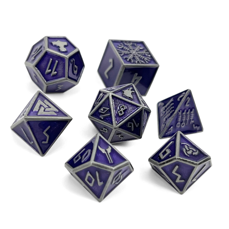 NORSE FOUNDRY DOPPELGANGER METAL RPG DICE SET