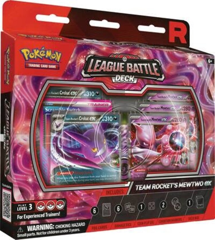 POKEMON COMPANY INTERNATIONAL POKEMON TCG TEAM ROCKET'S MEWTWO EX LEAGUE BATTLE DECK