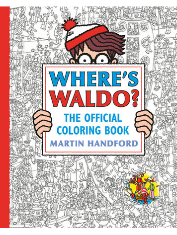 CANDLEWICK PRESS WHERES WALDO THE OFFICIAL COLORING BOOK