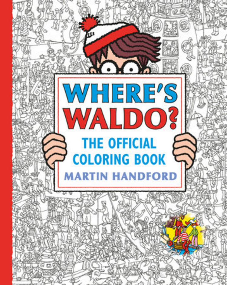 CANDLEWICK PRESS WHERES WALDO THE OFFICIAL COLORING BOOK