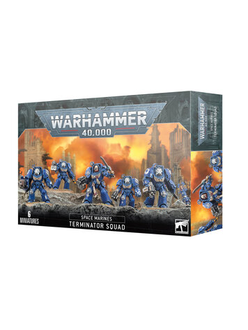 GAMES WORKSHOP WARHAMMER 40K SPACE MARINES TERMINATOR SQUAD