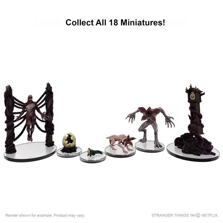 WIZKIDS STRANGER THINGS PREPAINTED MINIATURES