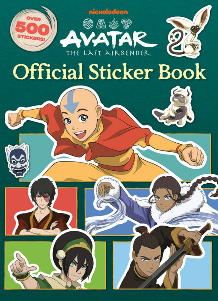 GOLDEN BOOKS AVATAR THE LAST AIRBENDER OFFICIAL STICKER BOOK