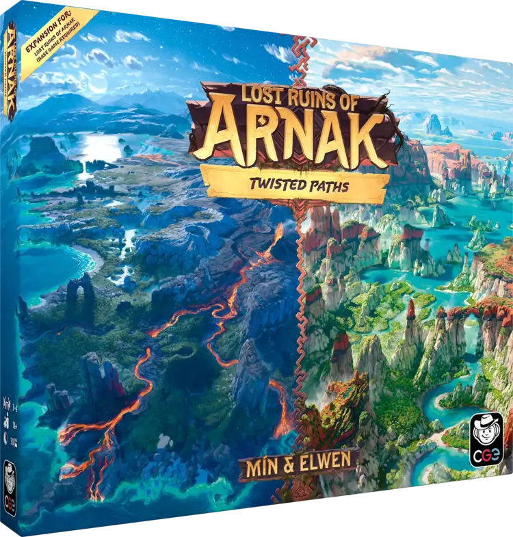 CZECH GAMES EDITION LOST RUINS OF ARNAK TWISTED PATHS EXPANSION