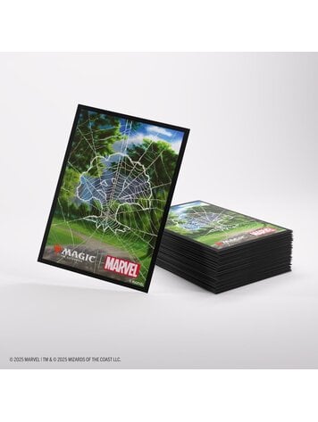 GAMEGENIC GAMEGENIC MTG SPIDER MAN FOREST PREMIUM ART SLEEVES