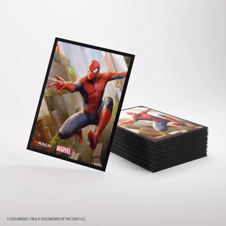 GAMEGENIC GAMEGENIC MTG AMAZING SPIDER MAN PREMIUM ART SLEEVES