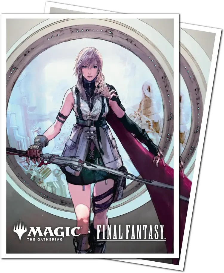 ULTRA PRO ULTRA PRO MTG UNIVERSES BEYOND FINAL FANTASY 105CT APEX DECK PROTECTOR SLEEVES LIGHTNING ARMY OF ONE