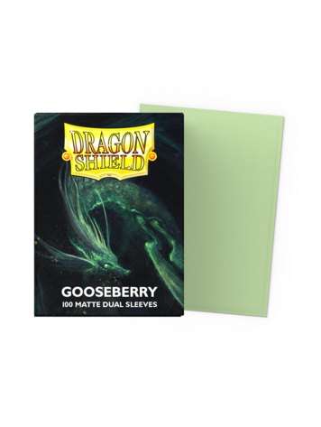 DRAGON SHIELD DRAGON SHIELD 100CT MATTE DUAL SLEEVES GOOSEBERRY
