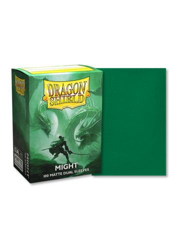 DRAGON SHIELD DRAGON SHIELD 100CT MATTE DUAL SLEEVES MIGHT