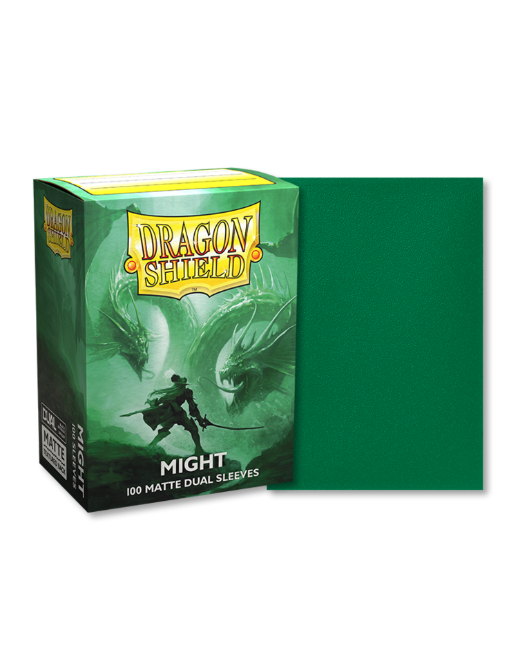 DRAGON SHIELD DRAGON SHIELD 100CT MATTE DUAL SLEEVES MIGHT