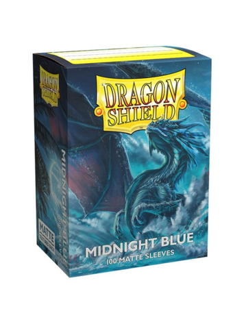 DRAGON SHIELD DRAGON SHIELD 100 CT SLEEVES MATTE MIDNIGHT BLUE