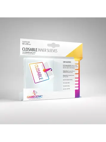 GAMEGENIC GAMEGENIC CLOSABLE INNER SLEEVES