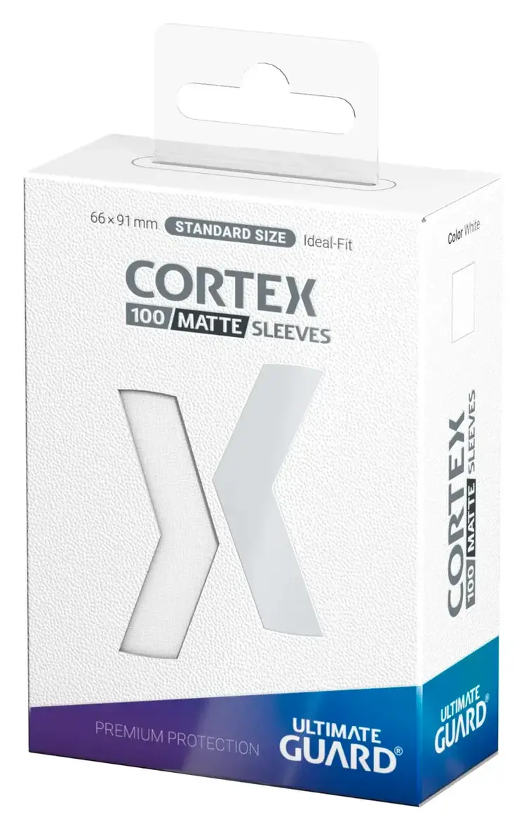 ULTIMATE GUARD CORTEX SLEEVES STANDARD SIZE MATTE WHITE 100 CT