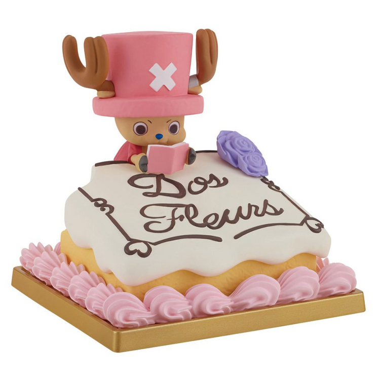 ONE PIECE PALDOLCE COLLECTION TONY TONY CHOPPER BOOK & CAKE FIGURE