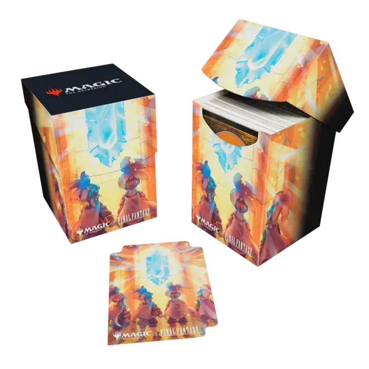 ULTRA PRO ULTRA PRO MTG UNIVERSES BEYOND FINAL FANTASY 100+ DECK BOX THE CRYSTAL'S CHOSEN