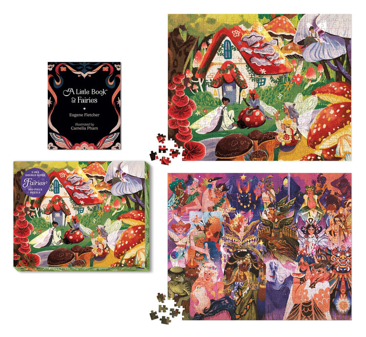 RUNNING PRESS FAERIES TWO SIDED PUZZLE 500 PIECE