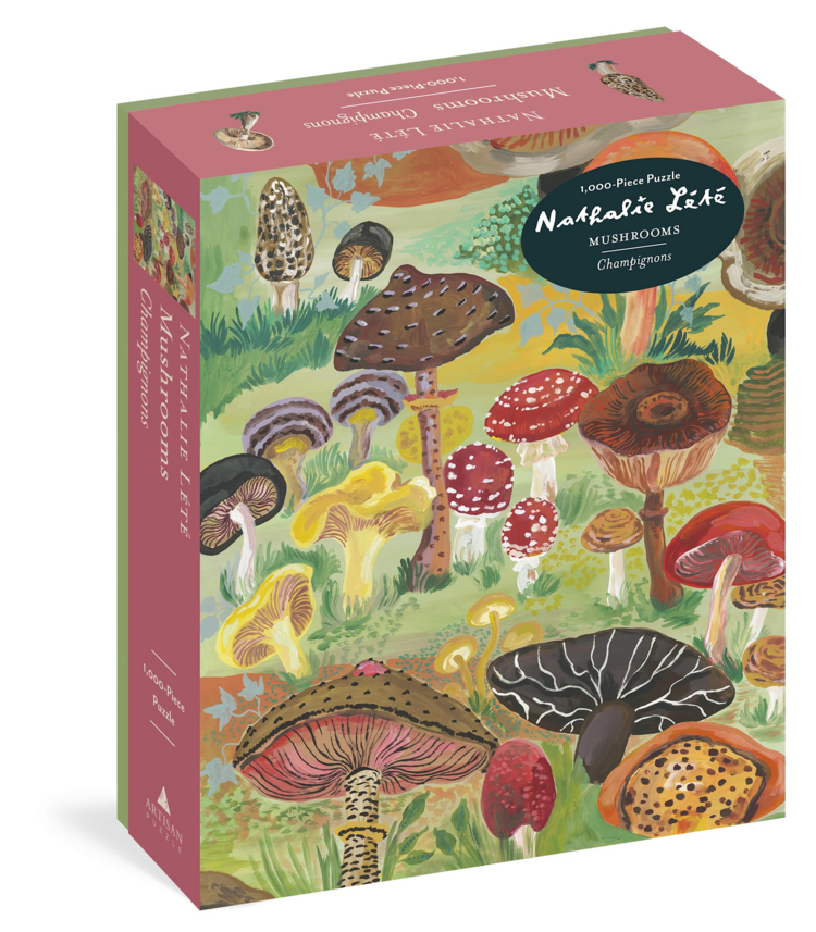 WORKMAN PUBLISHING NATHALIE LETE MUSHROOMS PUZZLE 1000 PIECE